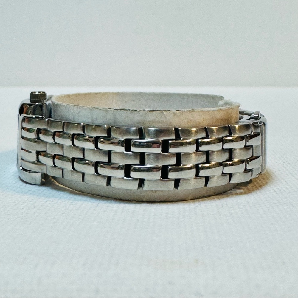 Vintage Kenneth Tank Women's Silver Watch Stainless 6.25" MAX Bracelet KC4440 - Picture 6 of 13